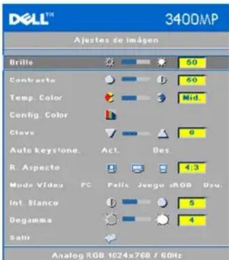 DELL 3400MP - Configuración deImagen - 2