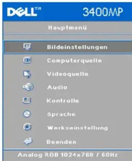 DELL 3400MP - IBildeinstellungen - 1