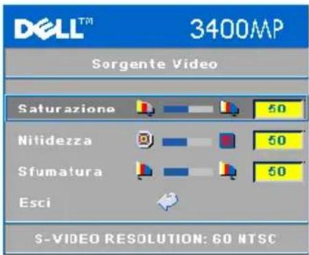 DELL 3400MP - Menu Sorgente video - 2