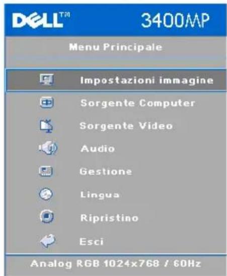 DELL 3400MP - Impostazioni imagine - 1