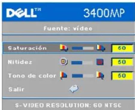 DELL 3400MP - Menu de Fuente video - 2