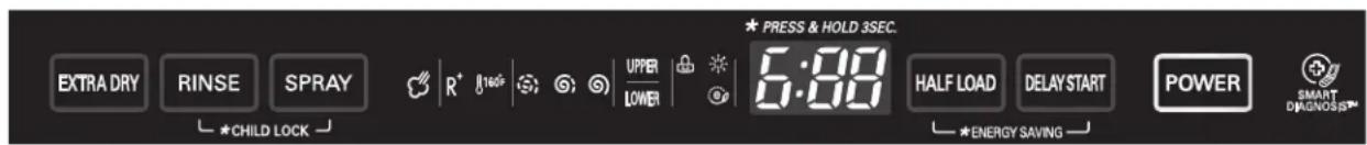 LG LDS5774ST - CONTROL PANEL - 1