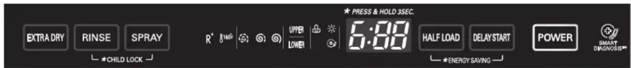 LG LDS5774ST - CONTROL PANEL - 2