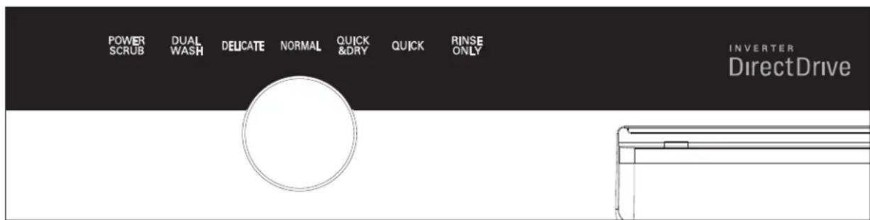 LG LDS5774ST - CONTROL PANEL (non-steam models) - 2