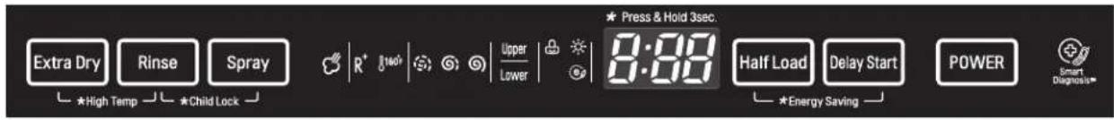 LG LDF7774WW - PANEL DE CONTROL - 1