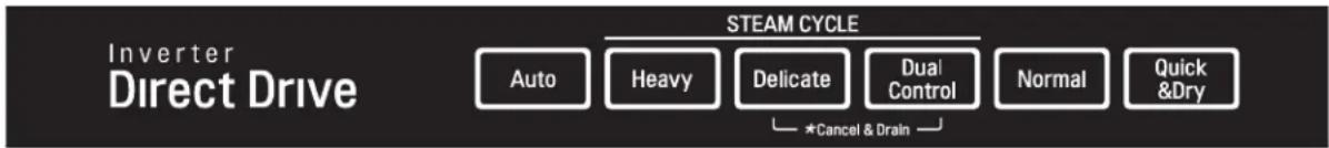 LG LDF7774WW - CONTROL PANEL (steam models) - 1