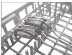 LG LDF7774WW - LOADING THE CUTLERY RACK (on some models) - 5