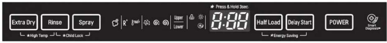 LG LDF7774WW - PANNEAU DE CONTROLLE - 1