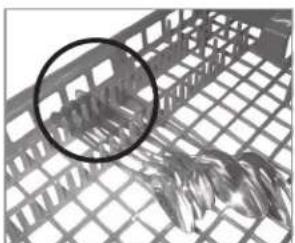 LG LDF7774WW - LOADING THE CUTLERY RACK (on some models) - 3