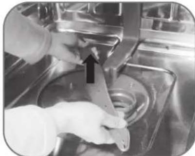 LG LDF7774WW - CLEANING THE LOWER SPRAY ARM - 1