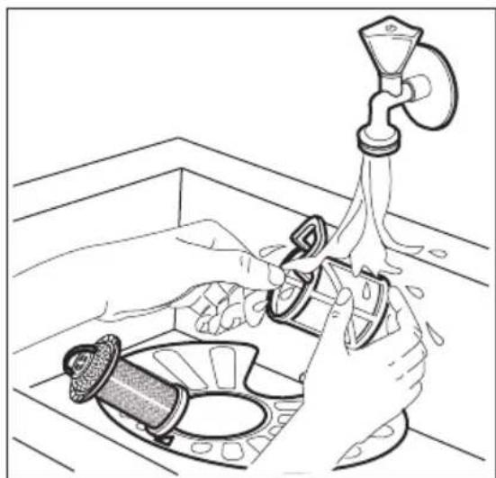 JUNO JGIN60618 - Reinigen der Filter - 6