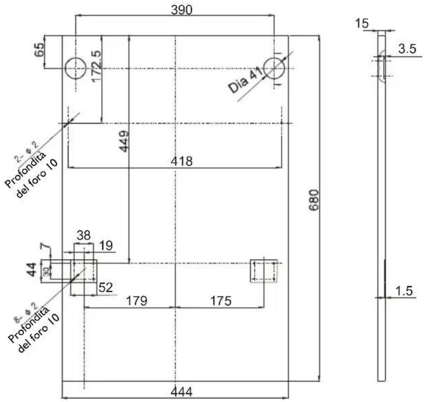 IGNIS ADL 4561 A+ - Dimensioni e installazione pannello esterno di legno - 1