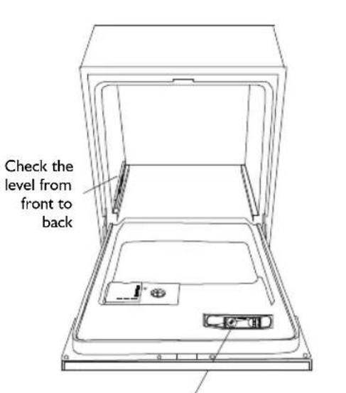 IGNIS ADL 4561 A+ - Dishwasher installation - 2