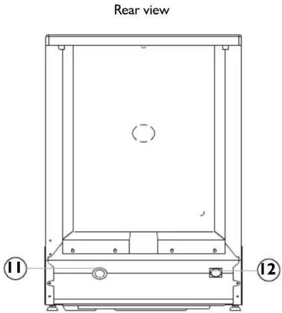 IGNIS ADL 4561 A+ - Dishwasher components - 2