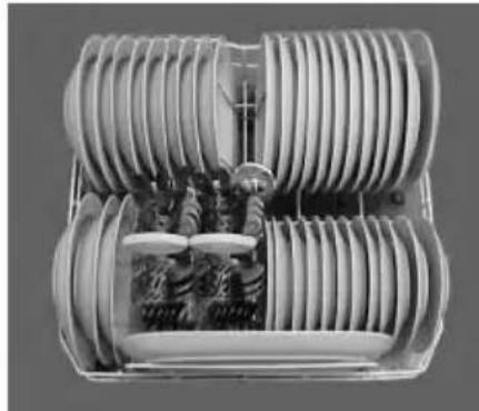 FAGOR 1VF03SX - - Loading the dishes in the racks. - 3