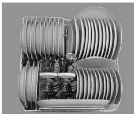 FAGOR 1VF03SX - - Loading the dishes in the racks. - 9