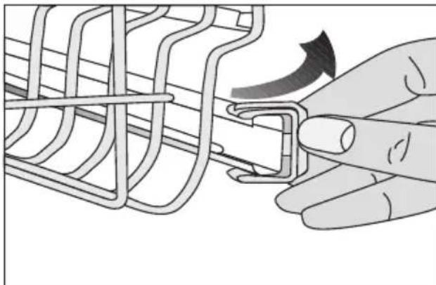 BEKO DIN 26420 - Réglage en hauteur du panier vide - 1