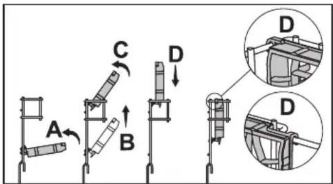 BEKO DIN 26420 - Support multifonction/à hauteur ajustable du panier inférieur - 4