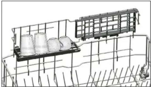 BEKO DIN 26420 - Support multifonction/à hauteur ajustable du panier inférieur - 1