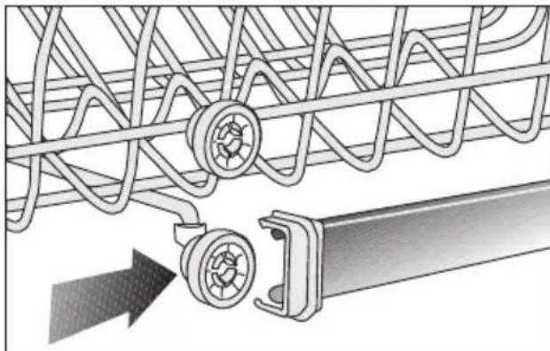 BEKO DIN 26420 - Réglage en hauteur du panier vide - 3