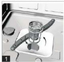 SABA LVSLS11C45GZ17S - To disassemble the filters - 1