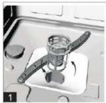 SABA LVSLS11C45GZ17IX - To disassemble the filters - 1