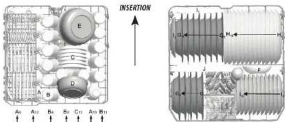 SABA LVS13C45GZ17W - Chargement des paniers supérieur et inférieur - 1