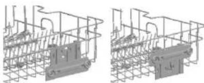 SABA LVS13C45GZ17W - Loading the upper and lower baskets - 3