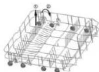 SABA LVS13C45GZ17W - Loading the upper and lower baskets - 5