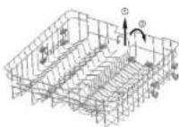 SABA LVS13C45GZ17S - Loading the upper and lower baskets - 4