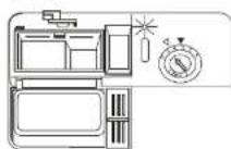 SABA LVS13C45GZ17S - Using the Rinse Aid and Detergent Dispensers - 1