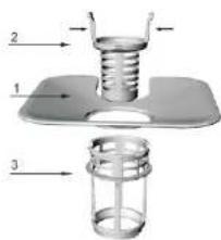 SABA LVS13C45GZ17BK - Cleaning the Filter Unit - 1