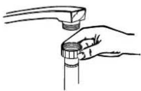 Orima OR 12717 W - Raccordement à la prise d'eau froide - 1