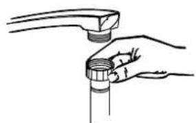 Orima OR 12717 W - Conexión del agua fria - 1