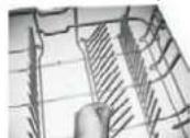 Orima OR 12717 W - Pointes repliables du panier du bas - 1