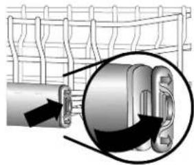 MAYTAG MDB8951BWW - Pour retirer le panier (pousser la bute du panier) : - 1