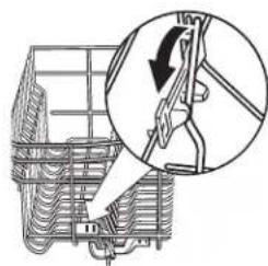 MAYTAG MDB8951BWW - To lower the tines: - 1