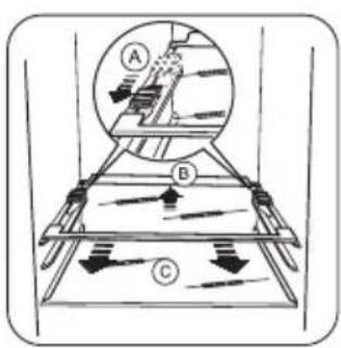 ZANUSSI ZRB934PW - Removing the shelf holders - 1