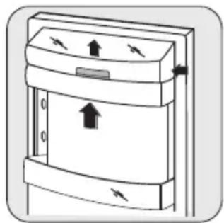 ZANUSSI ZRB934PW - Hetplaatsen van de deurschappen - 1