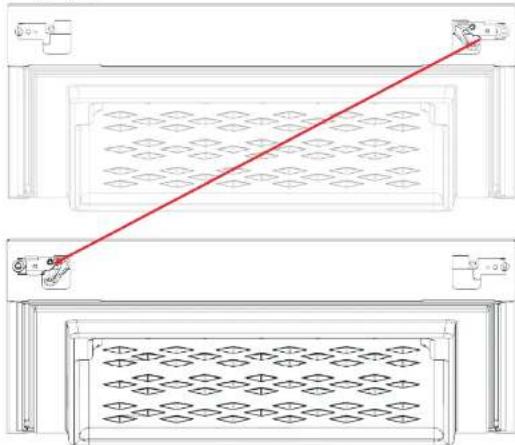 SABA CB2526GLWH - Montage de portes - 1