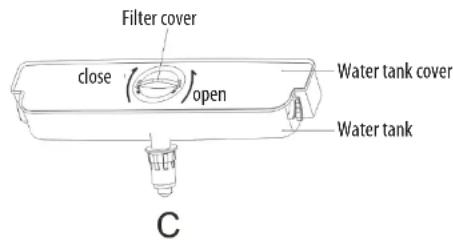 SABA CB2526GLWDBW - Tips for Water dispenser - 1