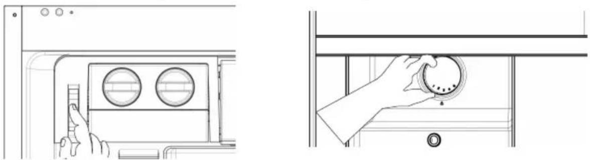 ELECTROLUX EJF4342AOX - Réglage du thermostat - 1