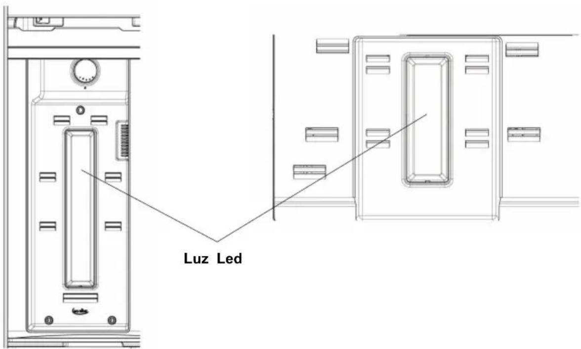 ELECTROLUX EJF4342AOX - Substituir a lâmpada do refrigerador e do congelador - 4