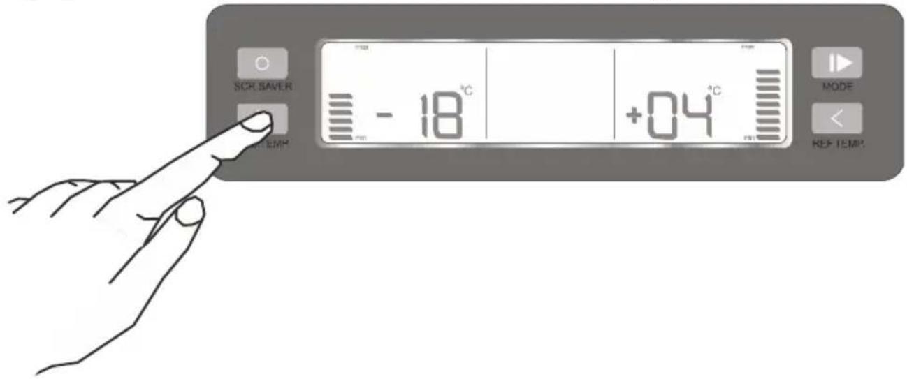 AEG S74011CMX2 - Réglement de la température du compartiment de congélation - 1