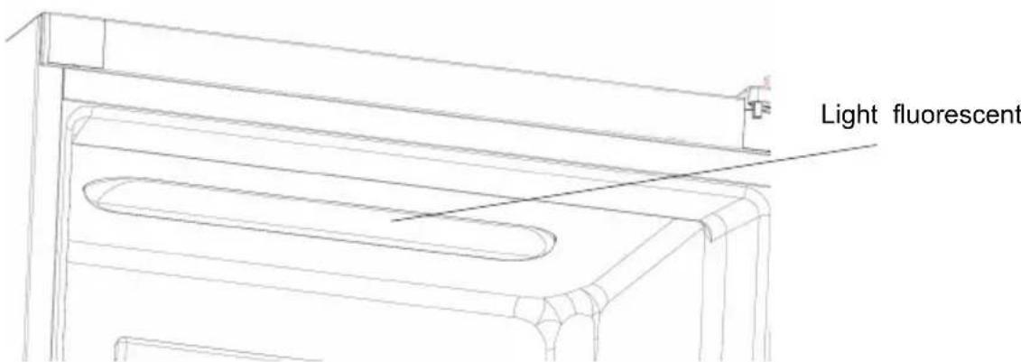 AEG S74011CMX2 - Replacing The Refrigerator Light Fluorescent Lamp (If the illumination is occured via Fluorescent Lamp) - 1