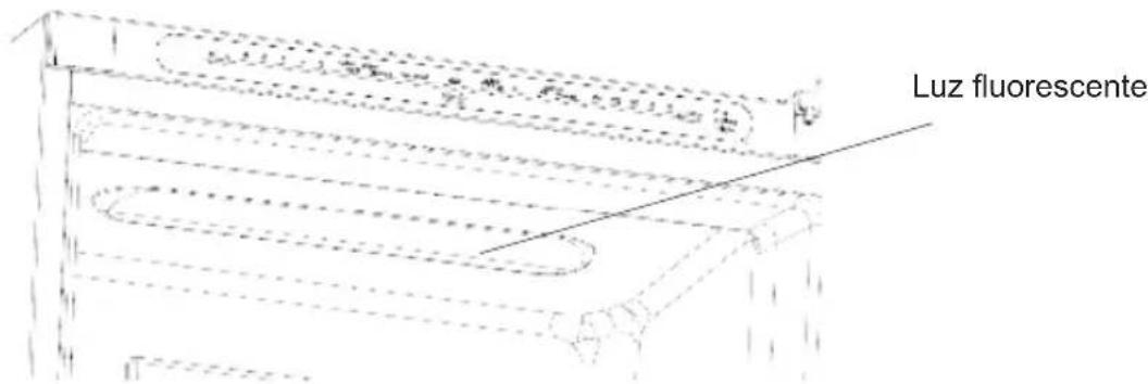 AEG S74011CMX2 - Sustitución del Fluorescente de la Luz del Frigorífico (si la iluminación es mediante lámpara fluorescente) - 1