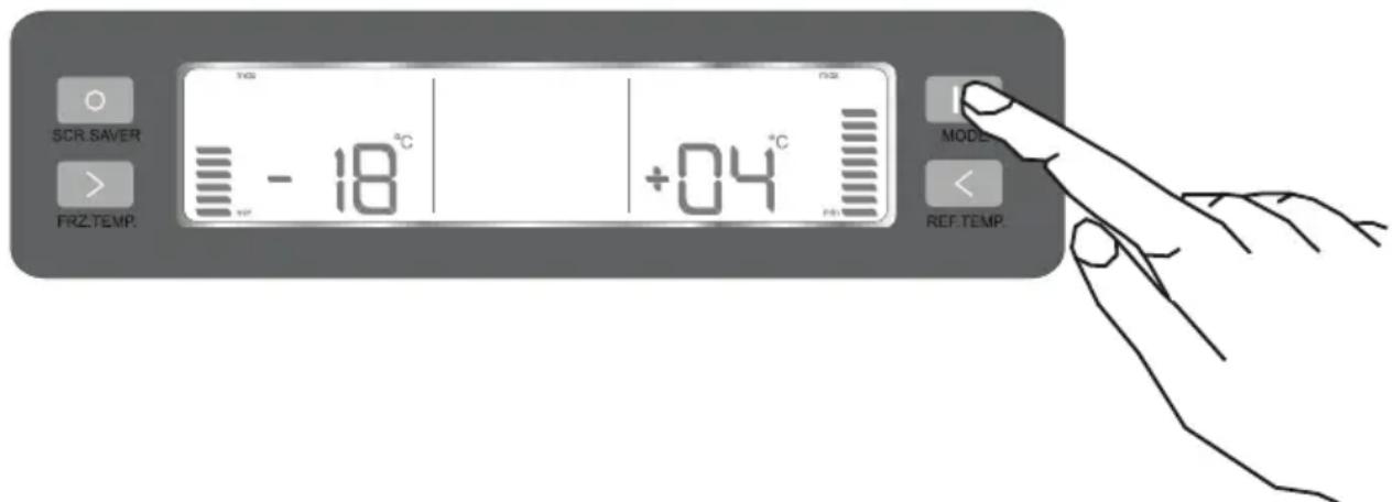 AEG S74011CMX2 - Botón de MODO - 1