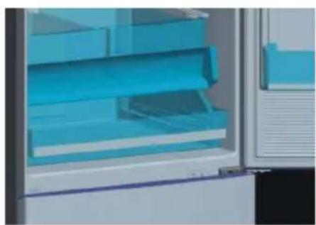AEG S74011CMX2 - ! Do not put foods you want to freeze or ice trays in order to make ice. - 1