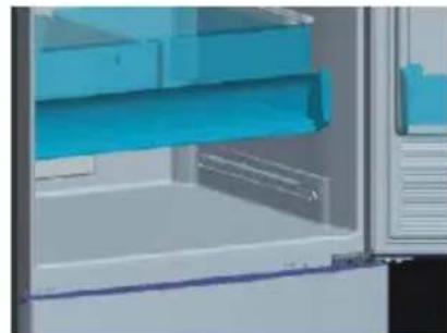 AEG S74011CMX2 - No guarde alimentos que quiera congelar ni cubiteras para hacer hielo. - 3