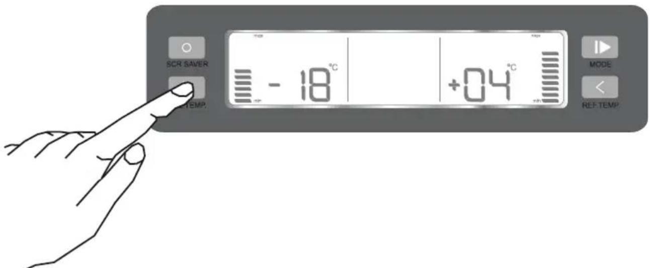 AEG S74011CMX2 - Ajunte de temperatura del compartimiento del congelador - 1
